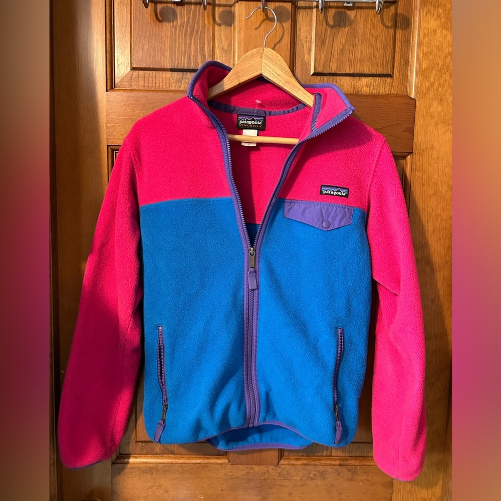 Old School Patagonia Zip Up Fleece